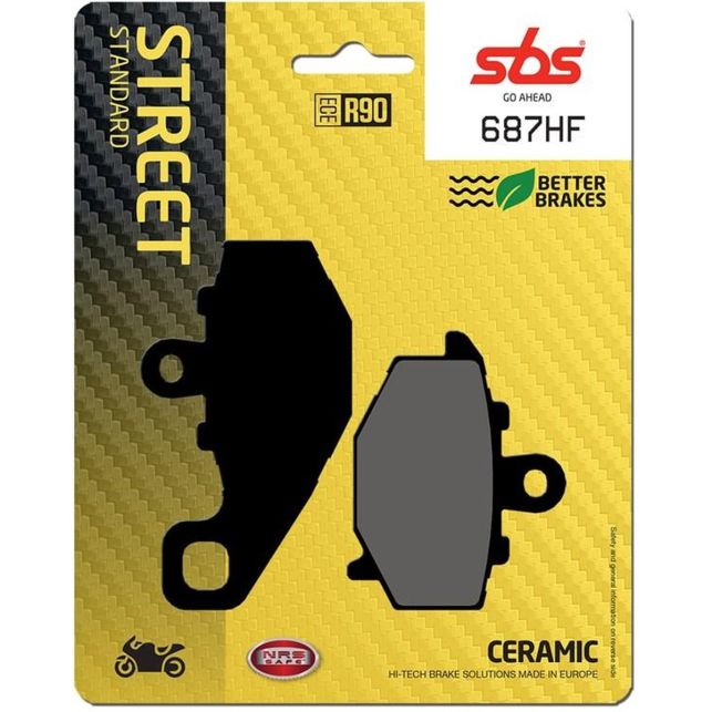 Plaquettes de frein SBS 687HF