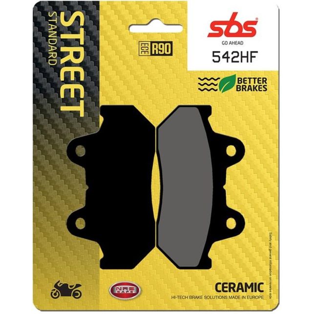 Plaquettes de frein SBS 542HF