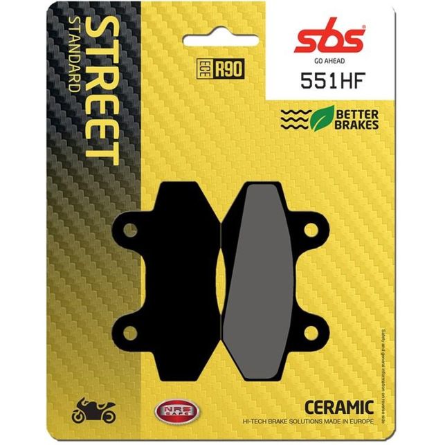Plaquettes de frein SBS 551HF