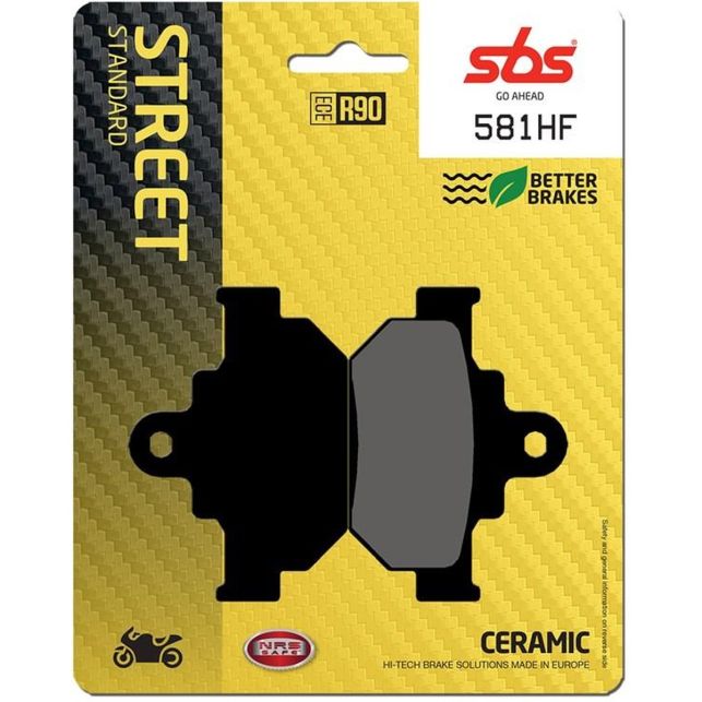 Plaquettes de frein SBS 581HF
