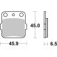 Plaquettes de frein SBS 584HF