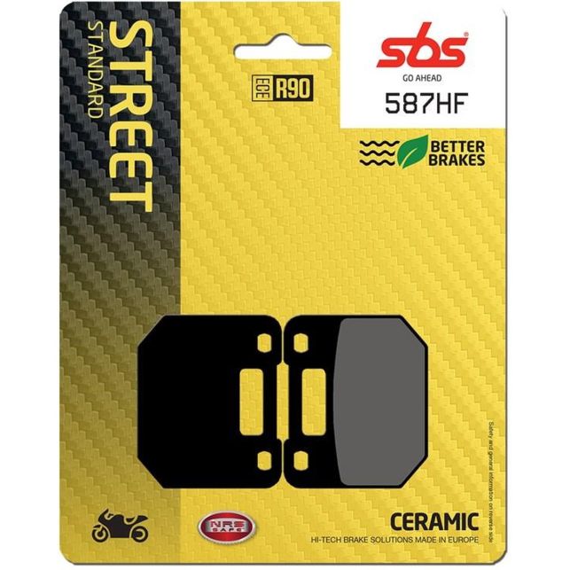 Plaquettes de frein SBS 587HF