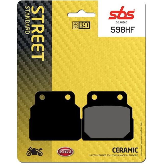 Plaquettes de frein SBS 598HF