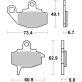 Plaquettes de frein SBS 602HF