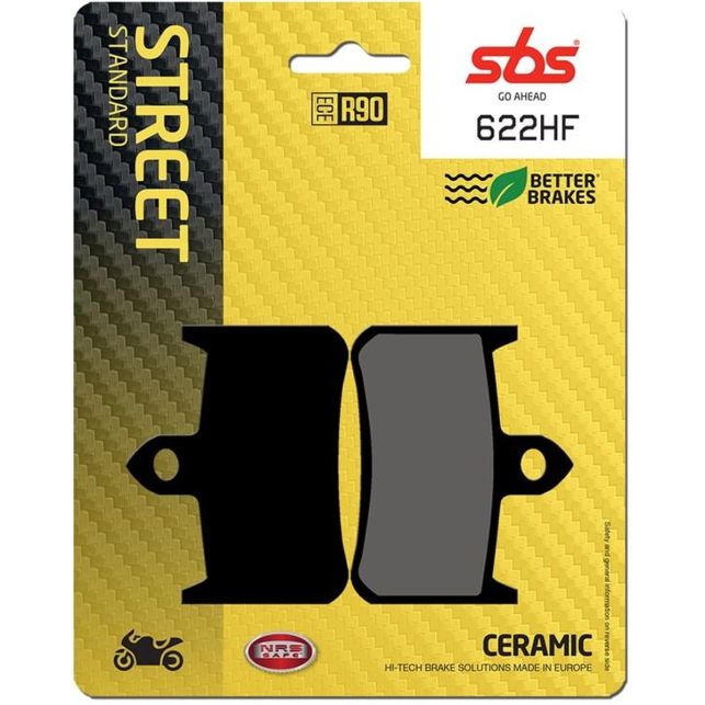 Plaquettes de frein SBS 622HF