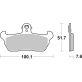 Plaquettes de frein SBS 641HF