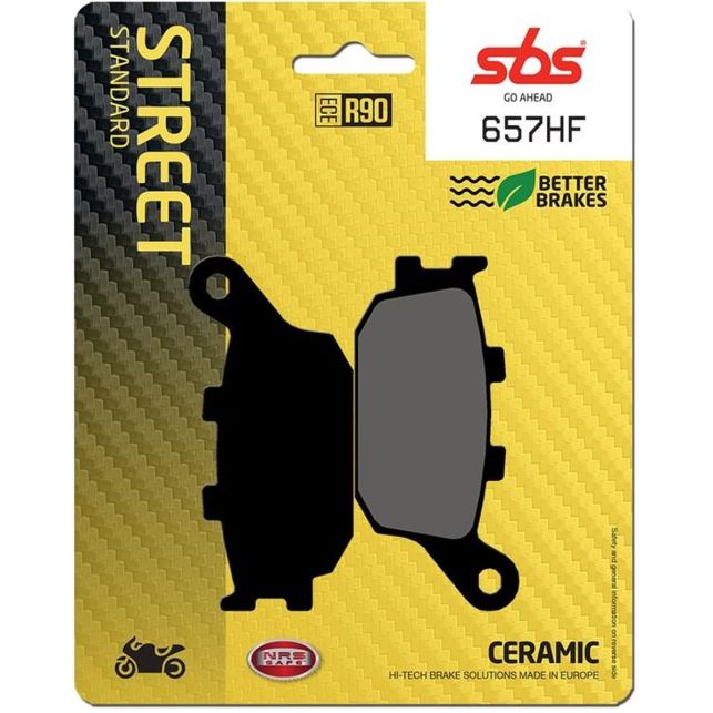 Plaquettes de frein SBS 657HF
