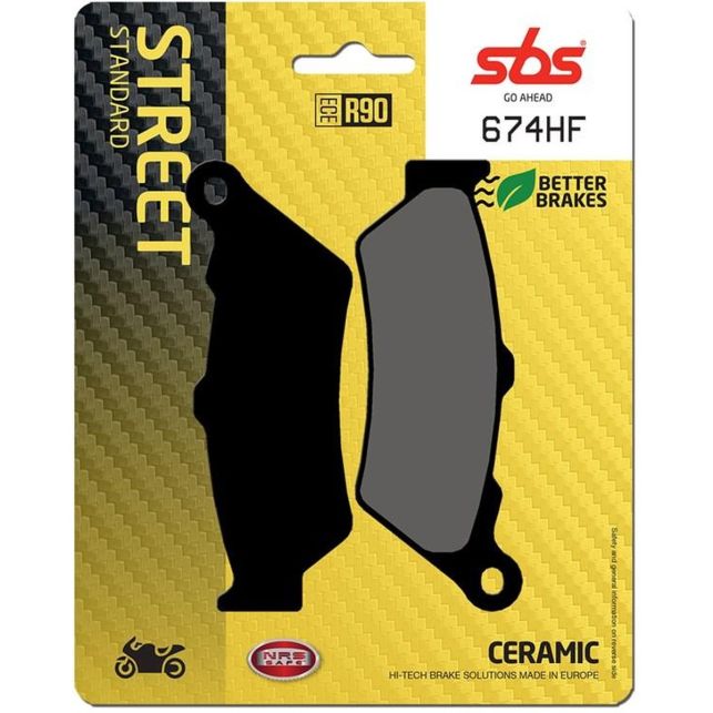 Plaquettes de frein SBS 674HF