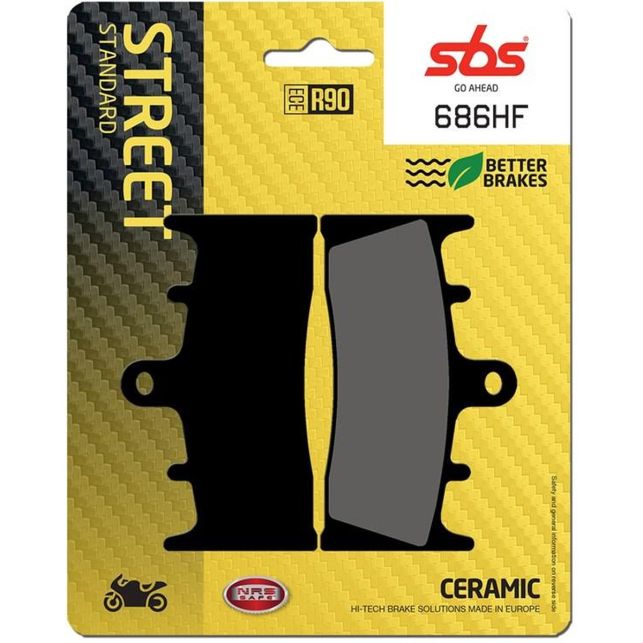 Plaquettes de frein SBS 686HF