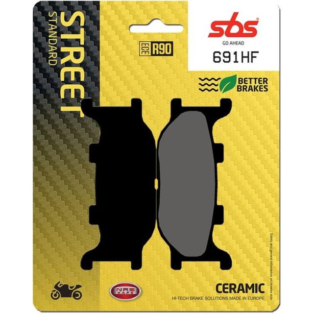 Plaquettes de frein SBS 691HF
