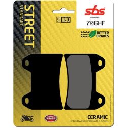 Plaquettes de frein SBS 706HF
							  		