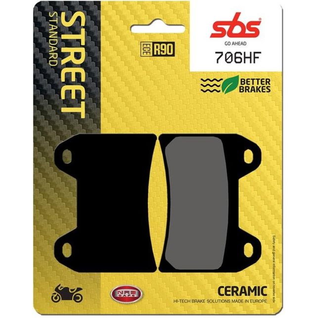 Plaquettes de frein SBS 706HF