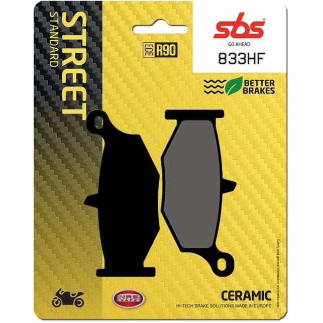 Plaquettes de frein SBS 833HF