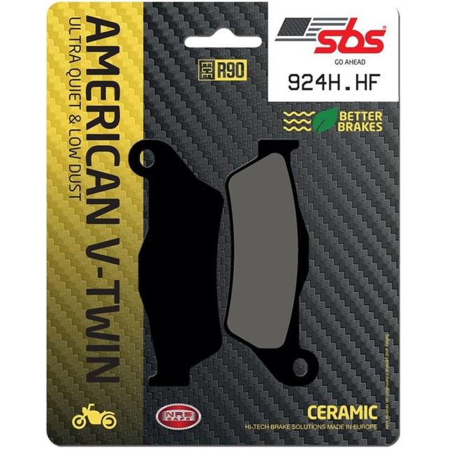 Plaquettes de frein SBS 924H.HF