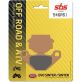 Plaquettes de frein SBS 546RSI