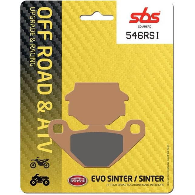 Plaquettes de frein SBS 546RSI
