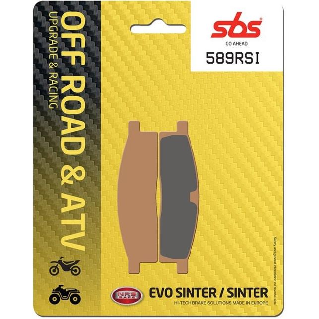 Plaquettes de frein SBS 589RSI