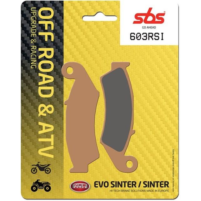 Plaquettes de frein SBS 603RSI