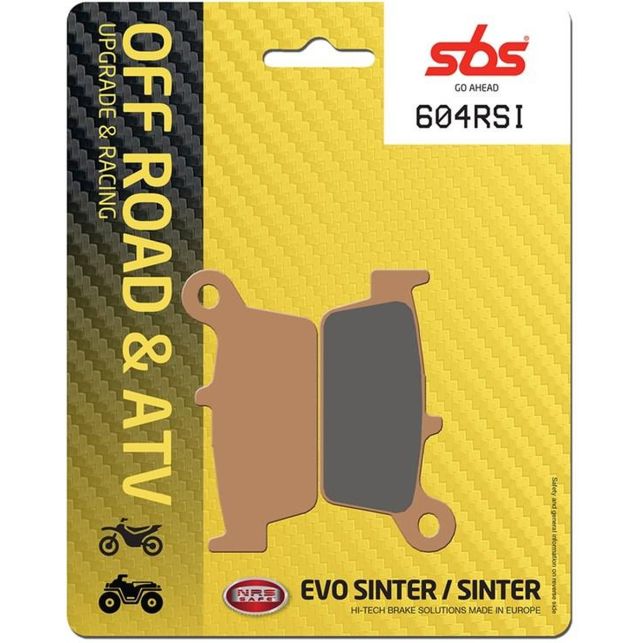 Plaquettes de frein SBS 604RSI