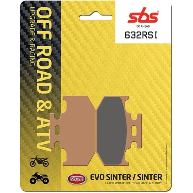 Plaquettes de frein SBS 632RSI