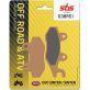 Plaquettes de frein SBS 638RSI