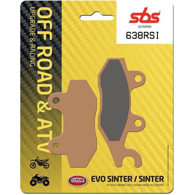 Plaquettes de frein SBS 638RSI