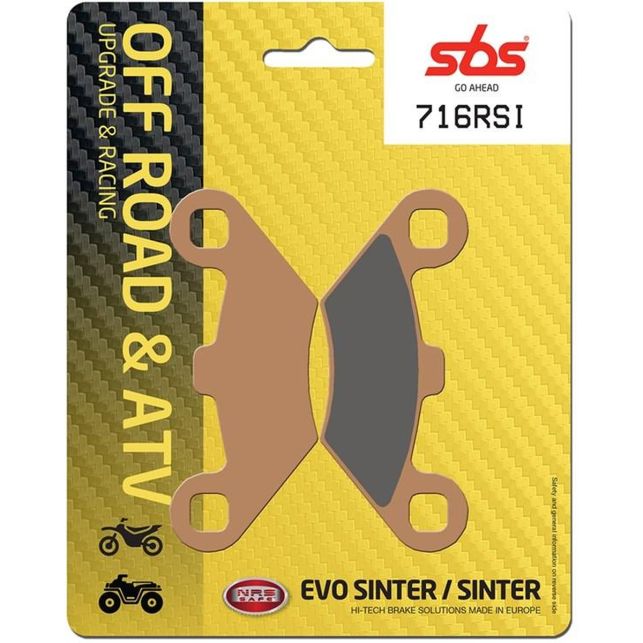 Plaquettes de frein SBS 716RSI