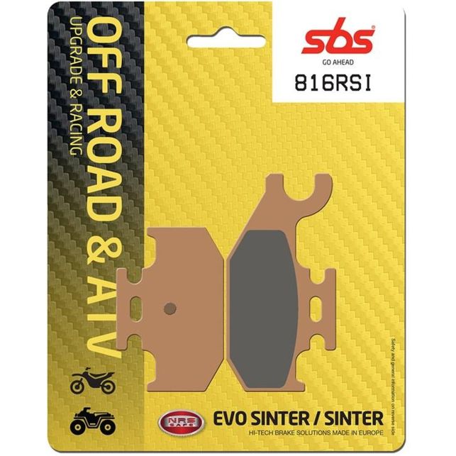 Plaquettes de frein SBS 816RSI