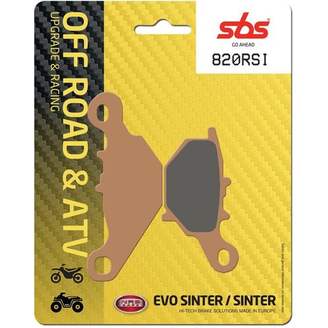 Plaquettes de frein SBS 820RSI