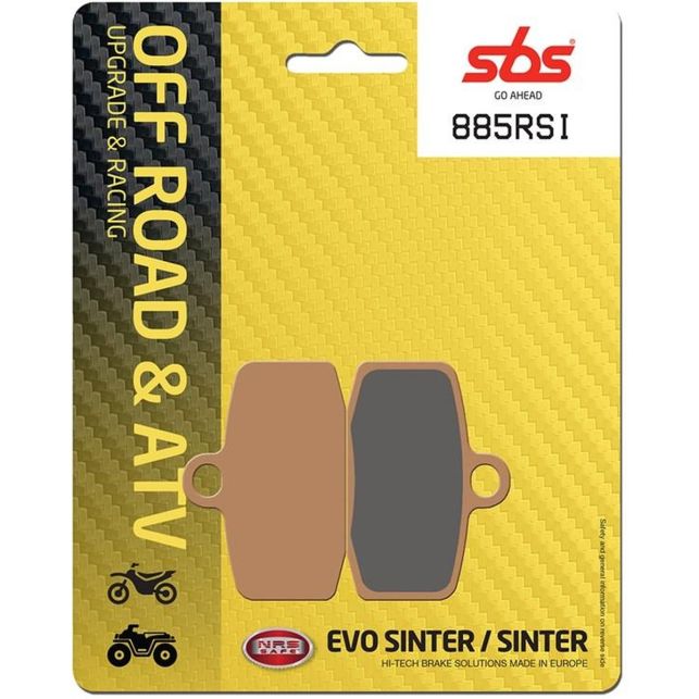 Plaquettes de frein SBS 885RSI