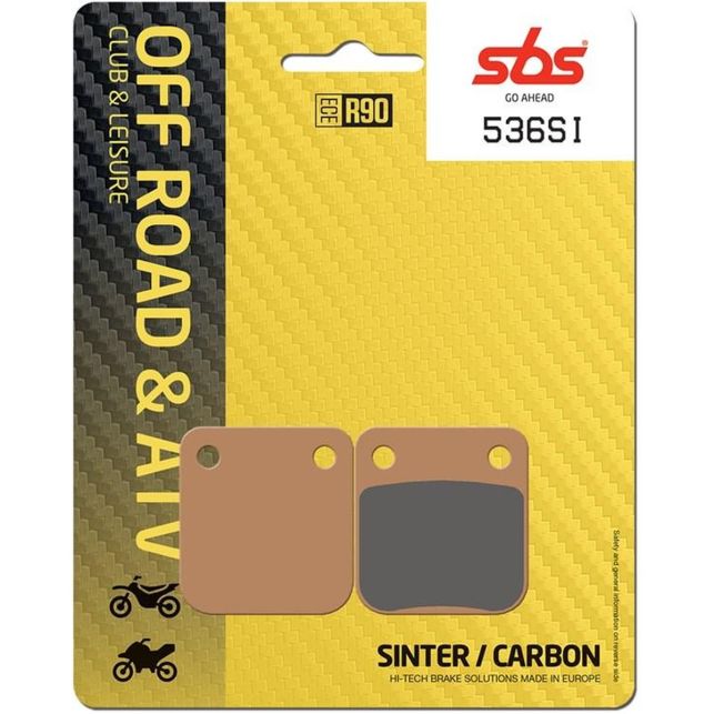 Plaquettes de frein SBS 536SI