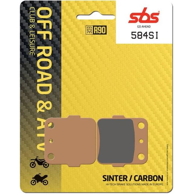 Plaquettes de frein SBS 584SI