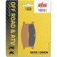 Plaquettes de frein SBS 589SI