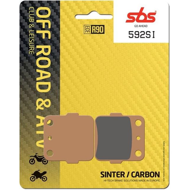 Plaquettes de frein SBS 592SI