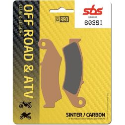 Plaquettes de frein SBS 603SI
							  		