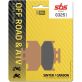 Plaquettes de frein SBS 632SI