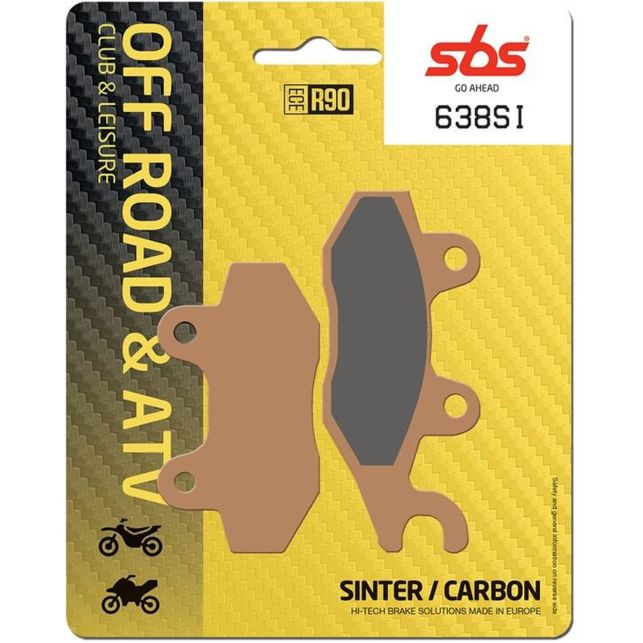 Plaquettes de frein SBS 638SI