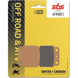 Plaquettes de frein SBS 649SI
							  		