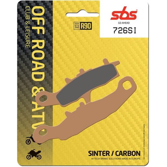 Plaquettes de frein SBS 726SI