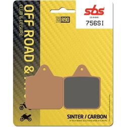 Plaquettes de frein SBS 756SI
							  		