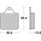 Plaquettes de frein SBS 756SI