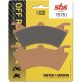 Plaquettes de frein SBS 757SI