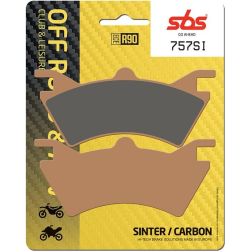 Plaquettes de frein SBS 757SI
							  		