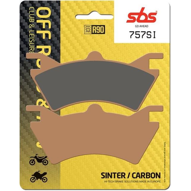 Plaquettes de frein SBS 757SI
