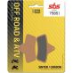 Plaquettes de frein SBS 758SI