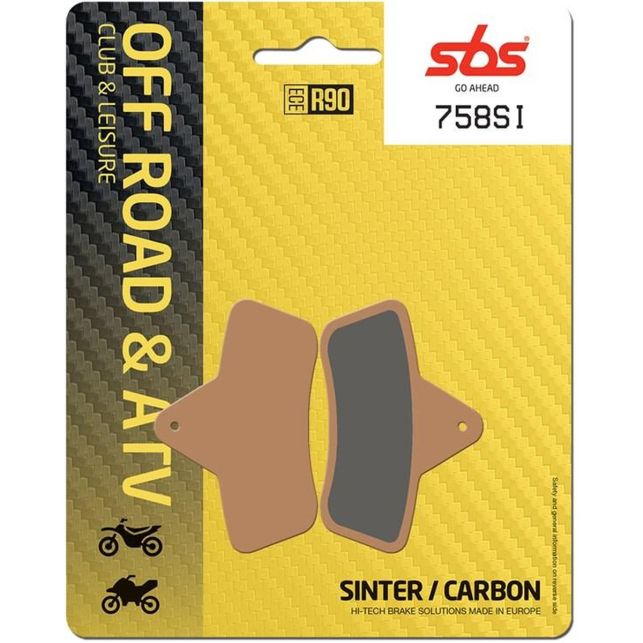 Plaquettes de frein SBS 758SI