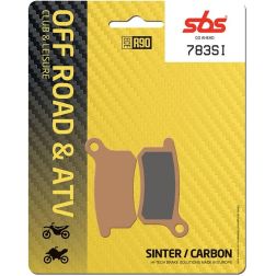 Plaquettes de frein SBS 783SI
							  		