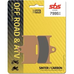 Plaquettes de frein SBS 799SI
							  		