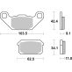 Plaquettes de frein SBS 848SI