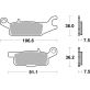 Plaquettes de frein SBS 850SI